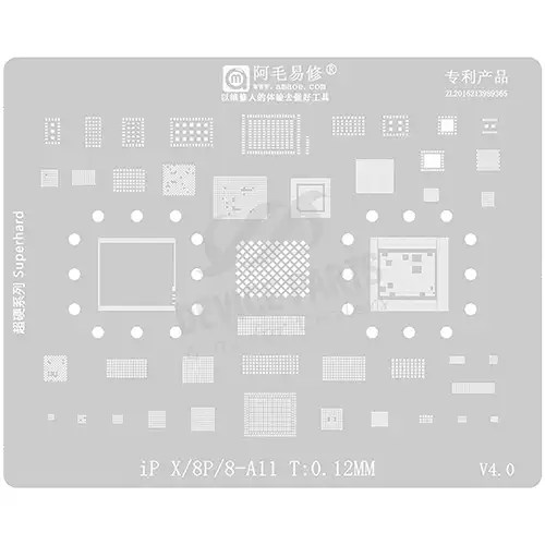 Replacement for AMAOE IPHONE 8G/8P/X (A11) STENCIL - Quality Phone Parts in Sri Lanka